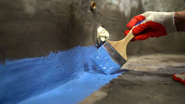 Commercial Waterproofing project at a Eaton, OH business property by SJ Waterproofing Pros